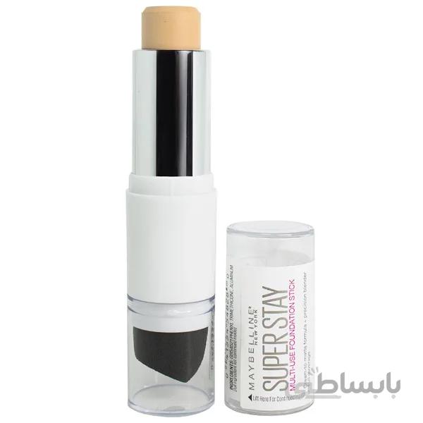 کرم پودر استیکی چند کاره میبلین Maybelline مدل سوپر استی Superstay ا Maybelline Superstay Multi-use Foundation Stick Makeup