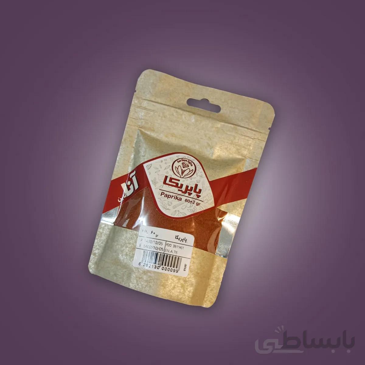 خرید و قیمت فلفل پاپریکا درجه یک 60 گرمی