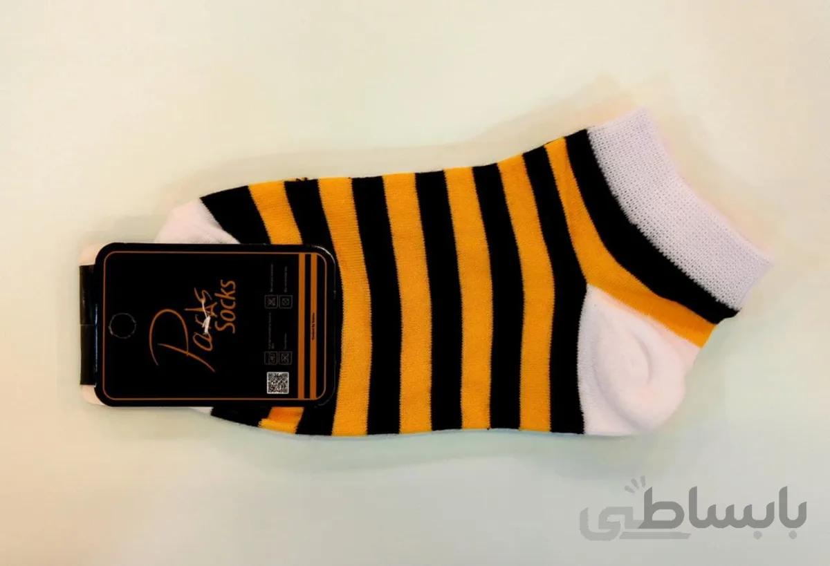 جوراب مچی تا به تا طرح زنبور