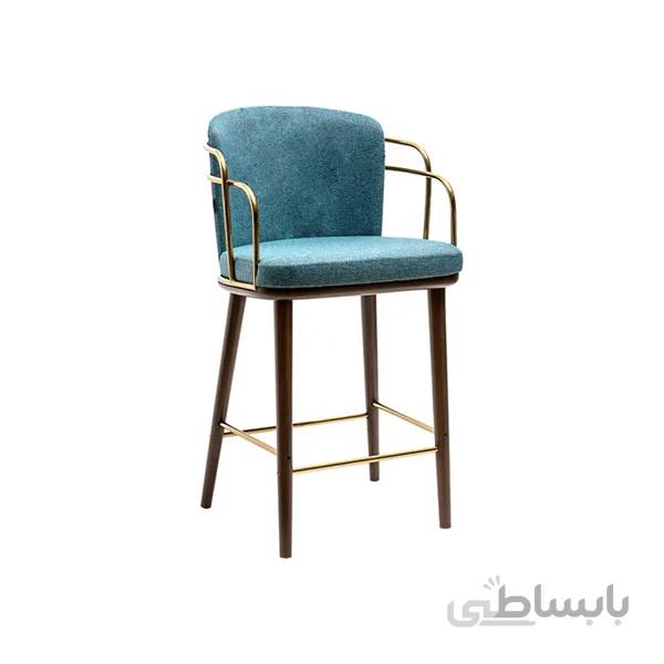 صندلی کانتر تورینو I با فریم آبکاری رزگلد(تخفیف 10 درصدی)