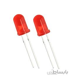 led قرمز مات 5mm بسته 20 تایی