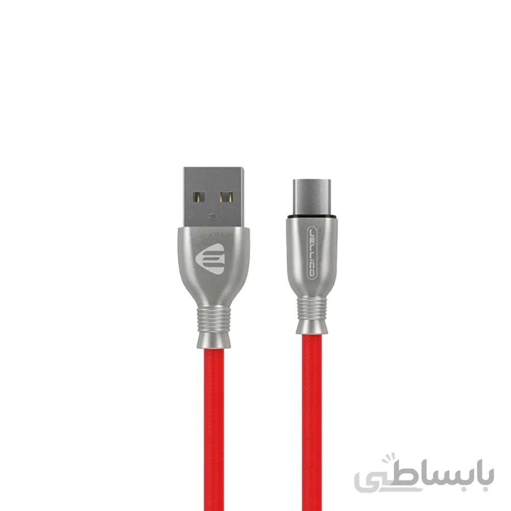 کابل تایپ سی جلیکو مدل Jellico Type-C KDS-60 طول 1.2