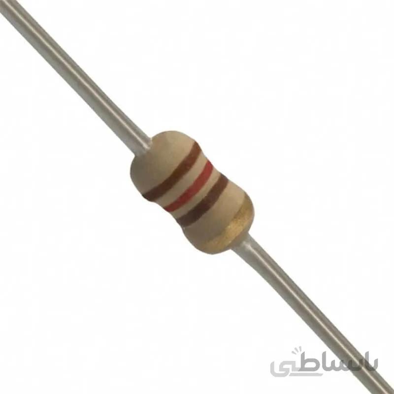 RESISTOR 1W 120R %5 – مقاومت ۱ وات ۱۲۰ اهم ۵% کربنی