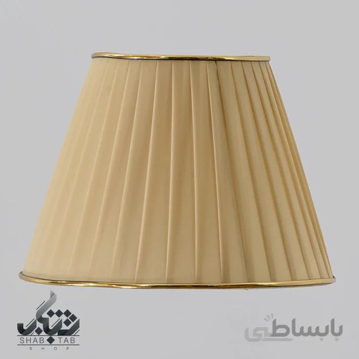 شید آباژور مدل پلیسه سایز 33 کرم 2 – سرپیچ E27