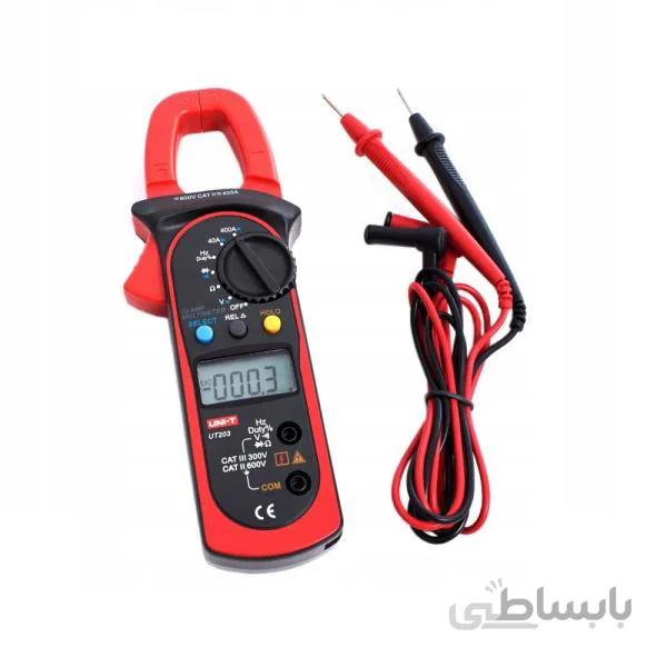 کلمپ آمپر متر دیجیتال AC-DC یونیتی Uni-T UT203 ا DIGITAL CLAMP METER UT203 UNI-T