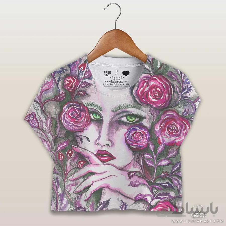 نیم تنه ساده طرح گلچهره