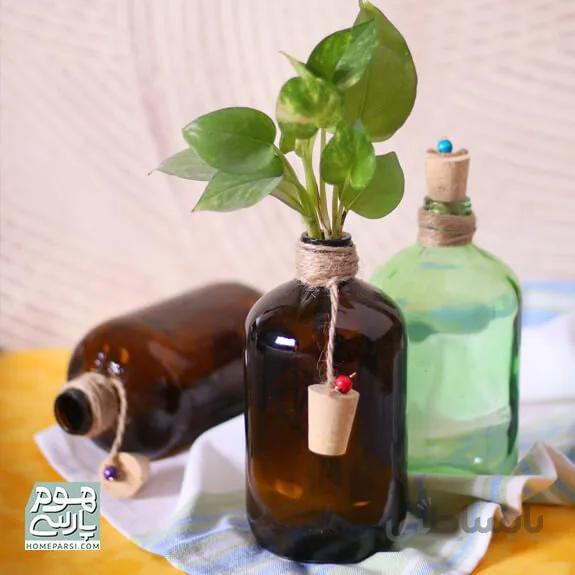 بطری استوانه ای چوب پنبه دار