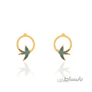 گوشواره طلا طرح پرستو کد LE689