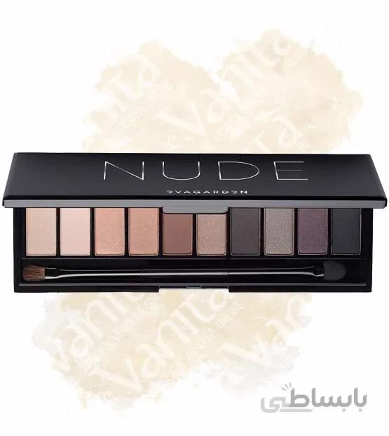 پالت سایه چشم 10رنگ اواگاردن مدل NUDE