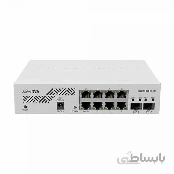 سوئیچ CSS610-8G-2S+IN میکروتیک