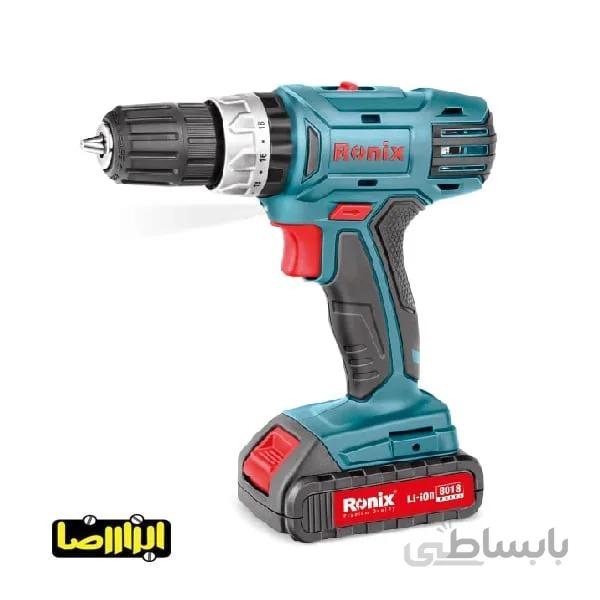 دریل پیچ گوشتی شارژی رونیکس مدل 8018