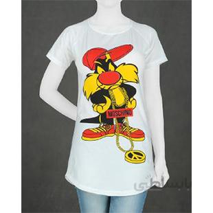 تیشرت دخترانه مدل MOSCHINO