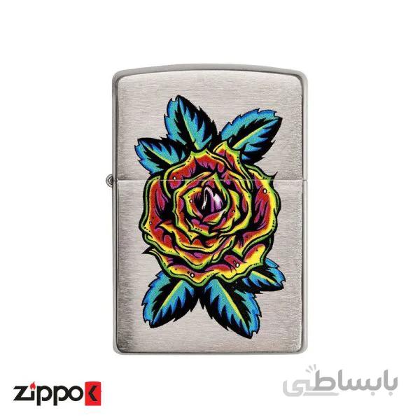 فندک زیپو FlLower Tattoo کد 29399