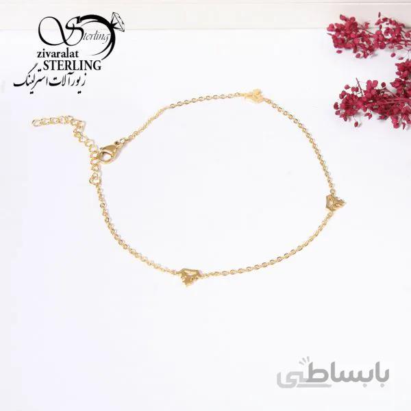 پابند طرح طلا مدل تاج