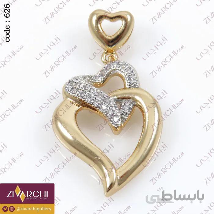 آویز گردنبند ژوپینگ (طرح قلب) 626