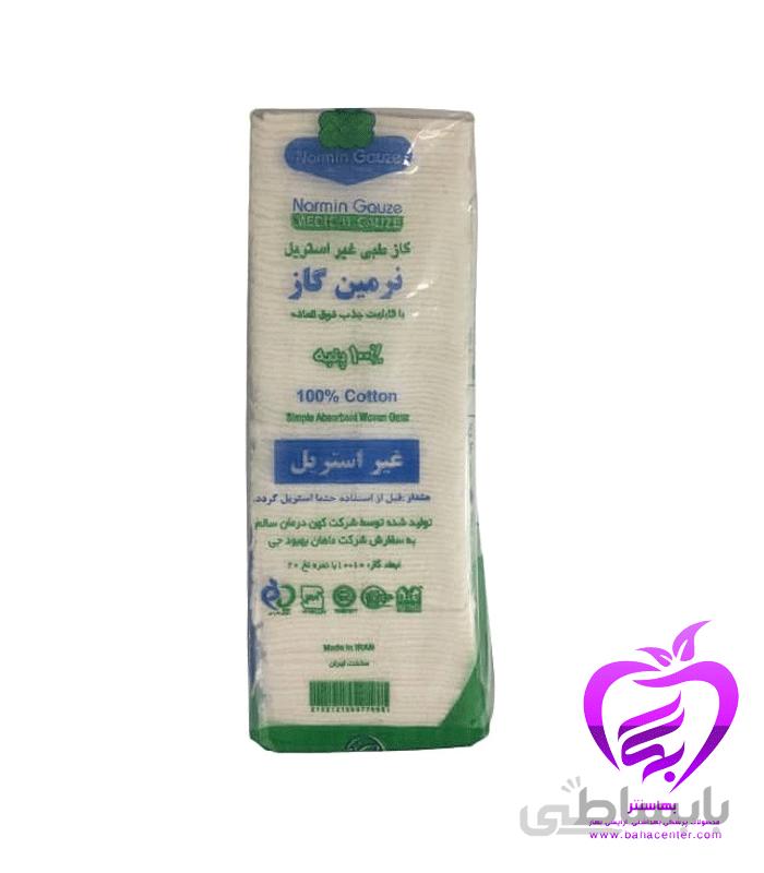 گاز طبی غیر استریل 400 گرمی نرمین گاز کهن درمان