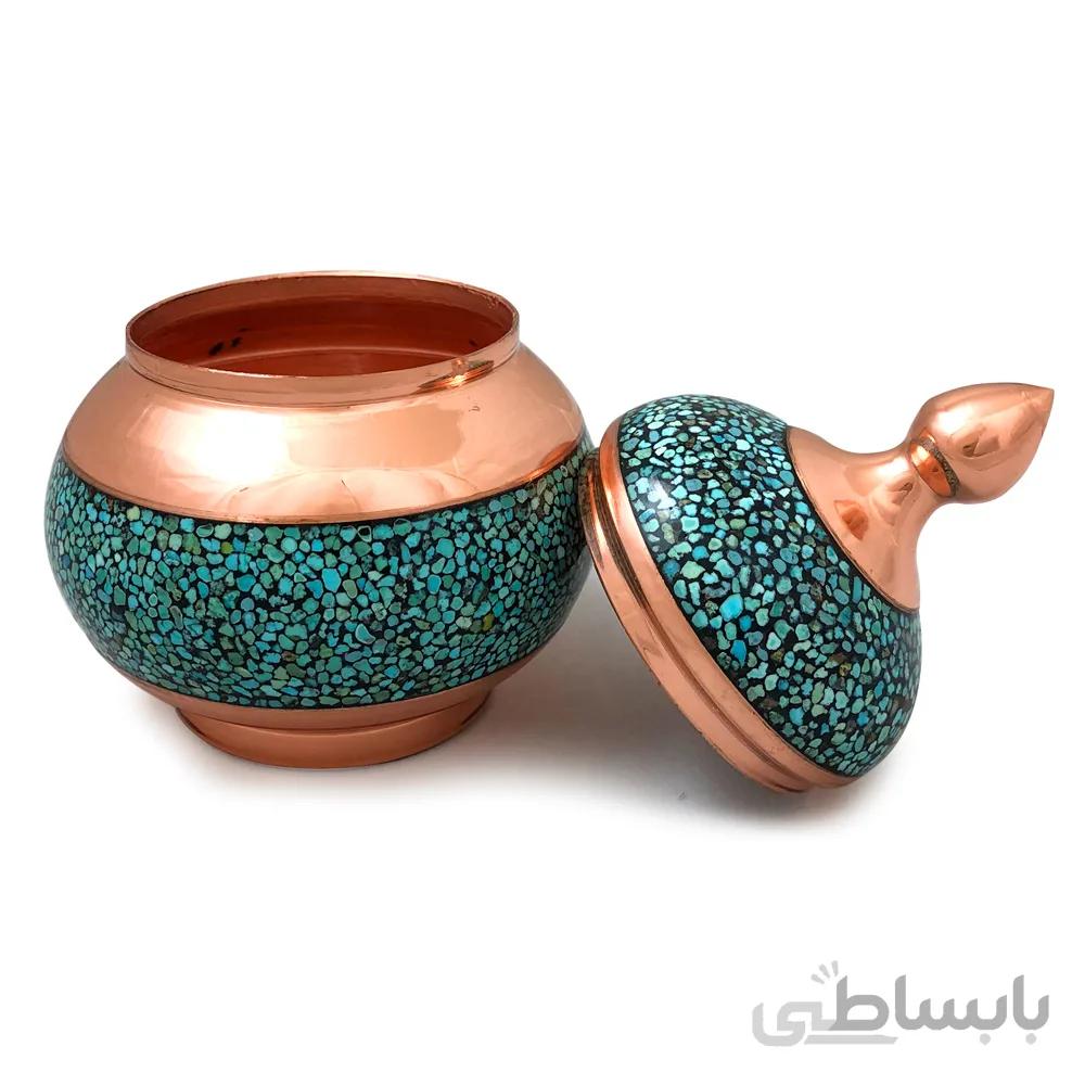 قندان فیروزه کوب 15 سانت
