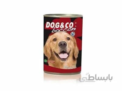 كنسرو Dog&Co تهيه شده از گوشت گاو مخصوص سگ - 405 گرم