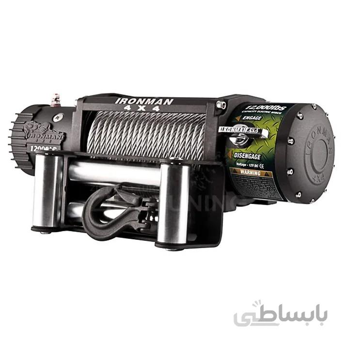 وینچ 5.4 تن MONSTER کابل استیل IRONMAN4x4 مدل ZIM010