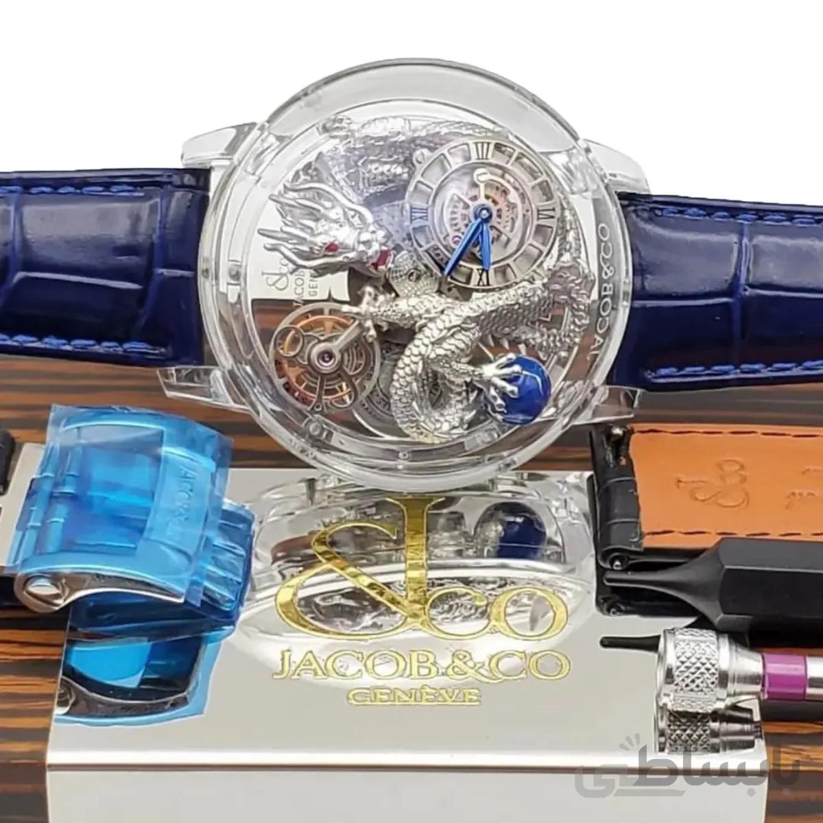 ساعت مچی مردانه جاکوب اژدها مدل Jacob&Co Astronomia Dragon ۳۴۳۴Q
