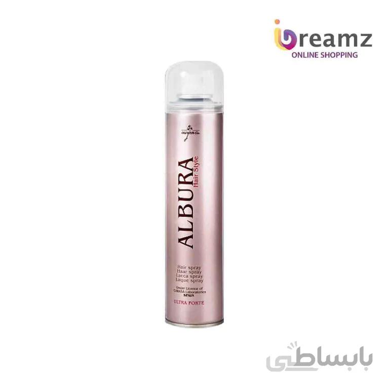 اسپری چسب موی آلبورا مدل Ultra Forte