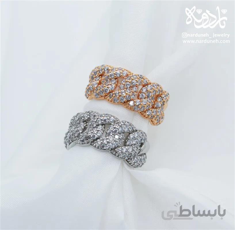 انگشتر کارتیر نگین دار - 01