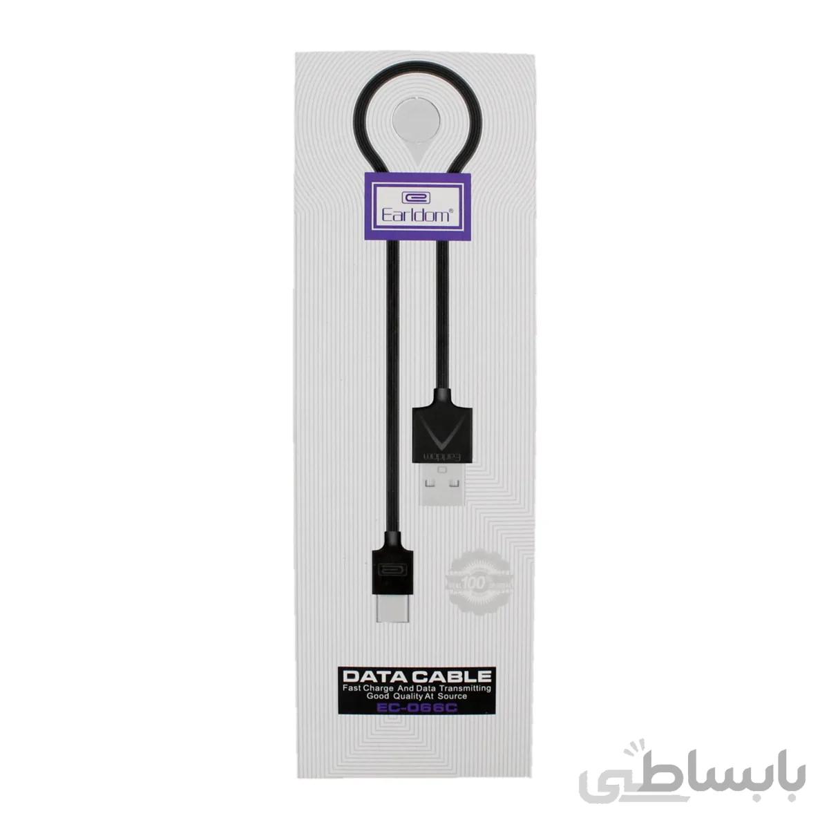 کابل شارژر تایپ سی ارلدام مدل EC-066C