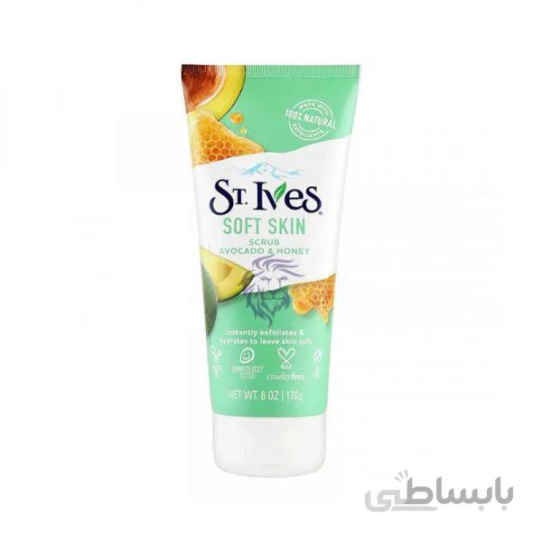 اسکراب صورت آووکادو و عسل سافت اسکین سنت ایوز | ST Ives
