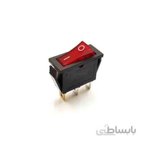 کلید راکر باریک چراغ دار