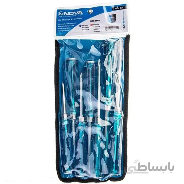 مجموعه 7 عددی پیچ گوشتی نووا مدل NTS 2160