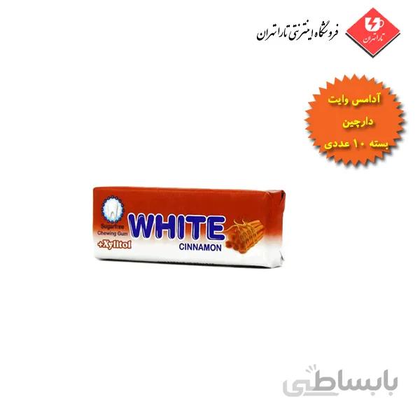 ادامس وایت دارچین مینو بسته 10 عددی