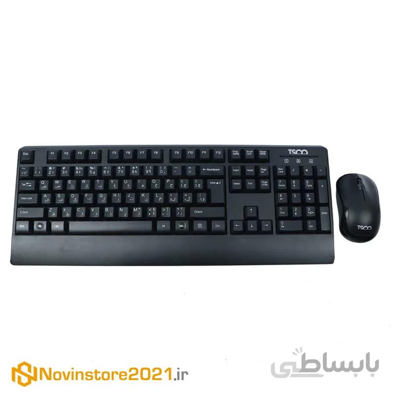 کیبورد و ماوس بی سیم تسکو مدل TKM 7022 ا TSCO TKM 7022 Wireless Keyboard and Mouse