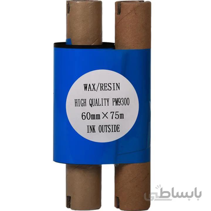 ریبون پرینتر لیبل زن NK مدل Wax Resin 60mm x 75m ا NK Wax Resin 60mm x 75m Label Printer Ribbon