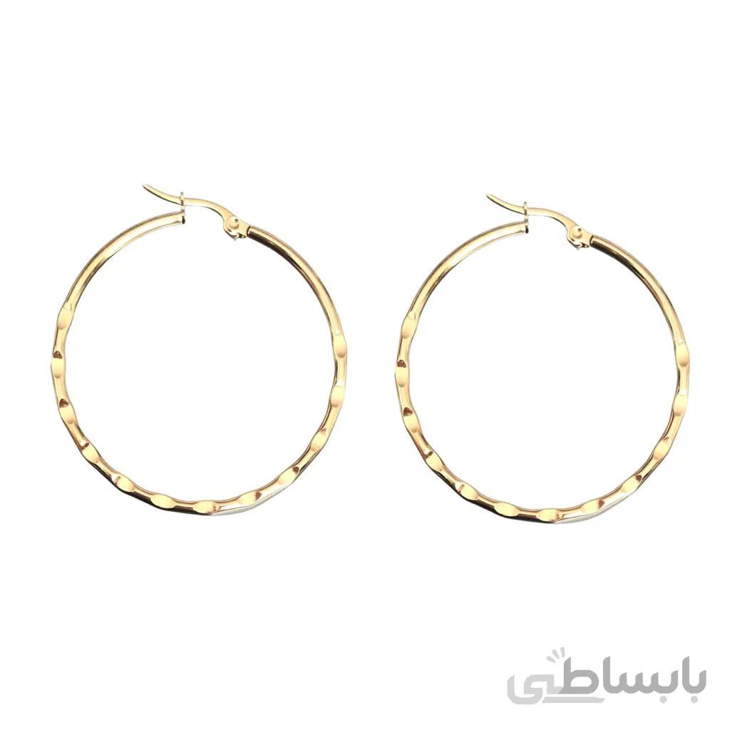 گوشواره استیل دخترانه حلقه ای