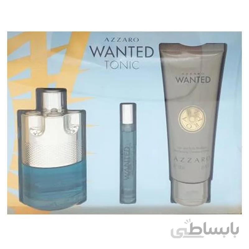 ست ادکلن مردانه اورجینال ازارو وانتد تونیک AZZARO WANTED TONIC 3 PCS SET
