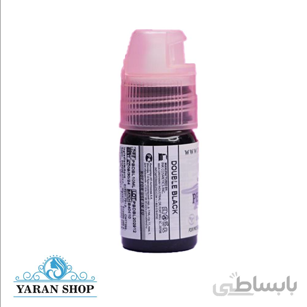 رنگ تاتو پرمابلند دابل بلک 10 میل PERMA BLEND Double black