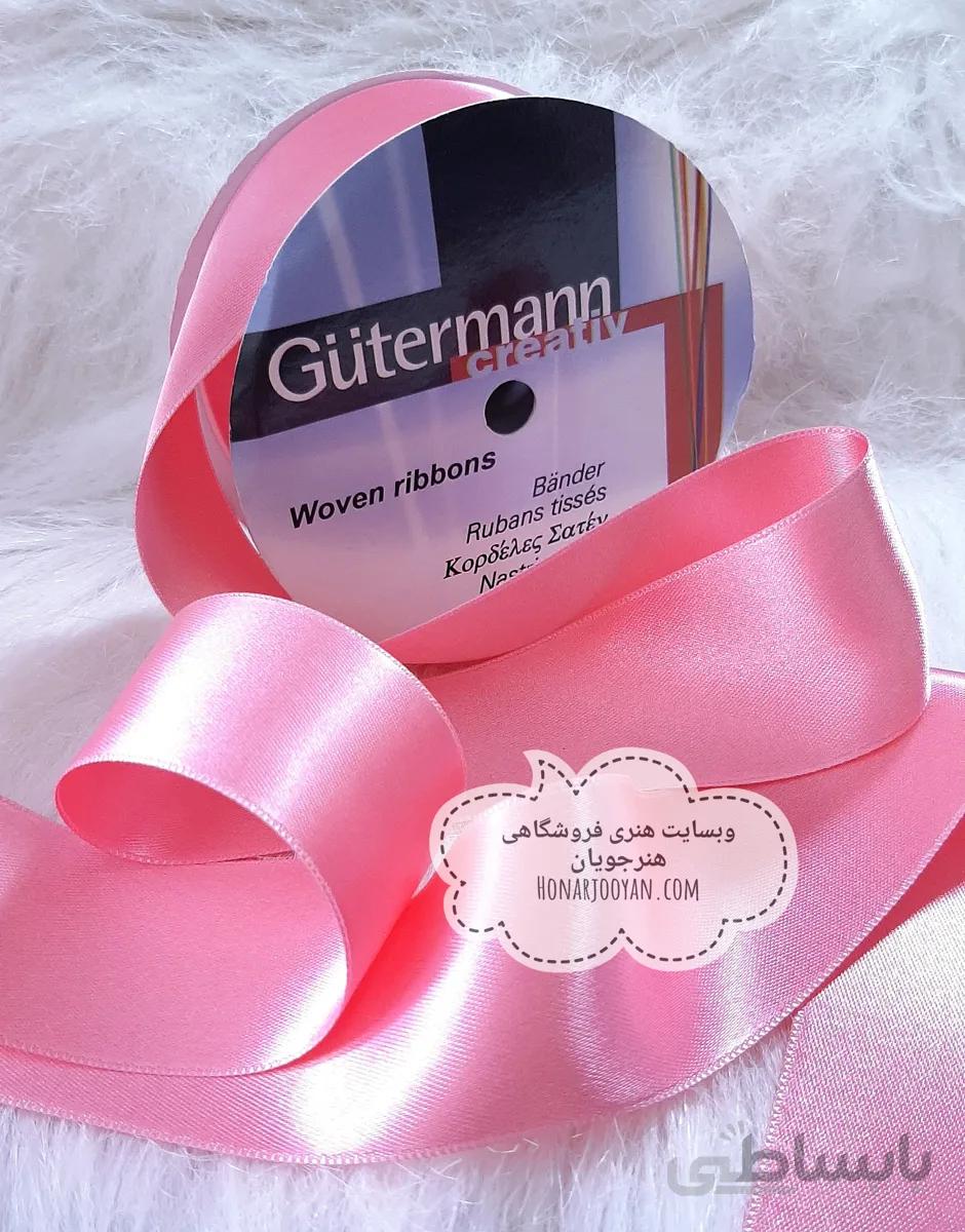 روبان 2رو ساتن عرض 38 میل برند Gutermann اسپانیا کد 758(فروش بصورت متری)