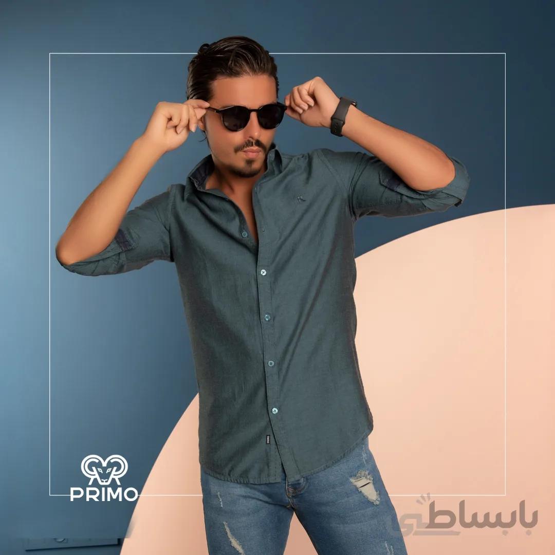 پیراهن پنبه مردانه مدل ساده 236507