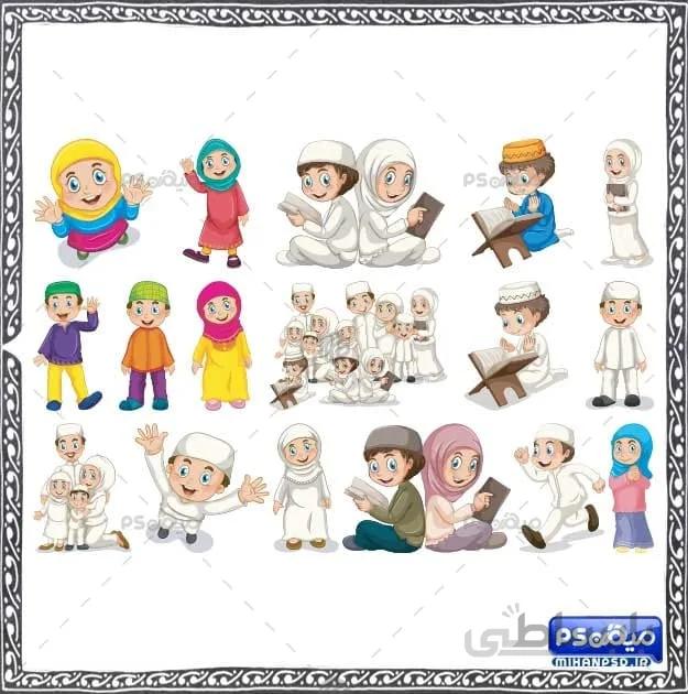 وکتور اسلامی کودکانه