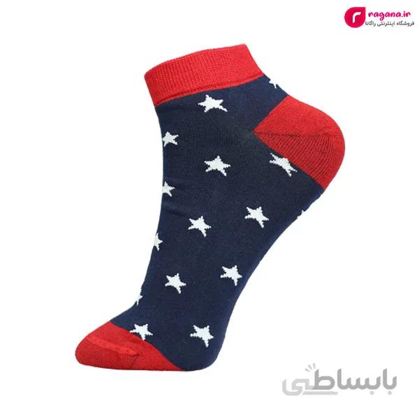 جوراب مردانه مچی mrjoorab طرح ستاره کد R215217