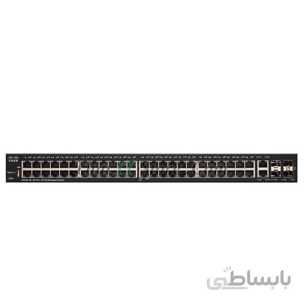 CISCO SF350-48 48Port 10/100 Managed Switch ا سوئیچ ۴۸ پورت مدیریتی سیسکو مدل اس اف ۳۵۰ - ۴۸