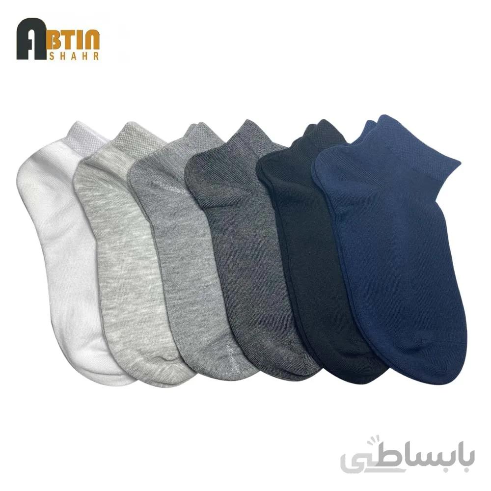 جوراب ساده نخی مردانه