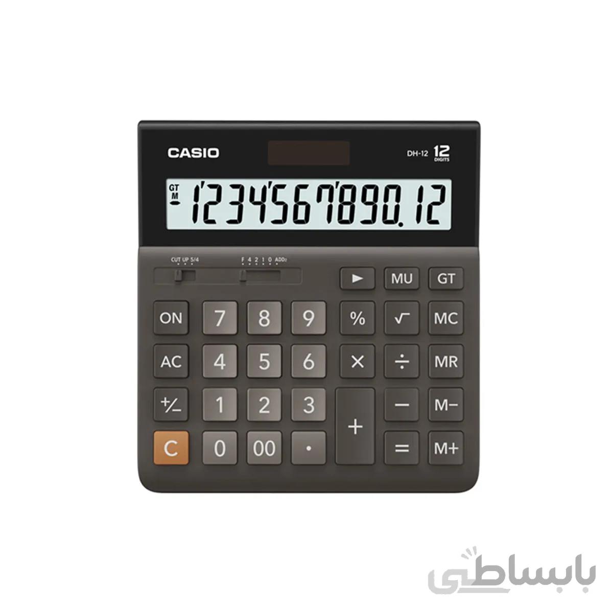 ماشین حساب کاسیو DH-12-BK