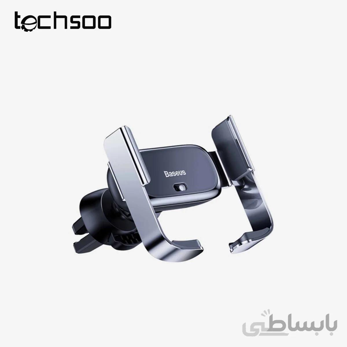 هولدر موبایل هوشمند بیسوس مدل Baseus Mini electric Vehicle Bracket with Micro Cable