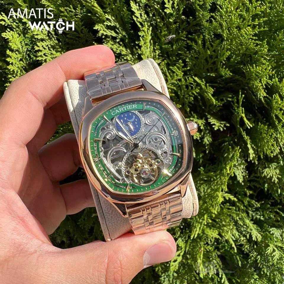 ساعت مچی مردانه کارتیر مدل Cartier Automatic 3457C