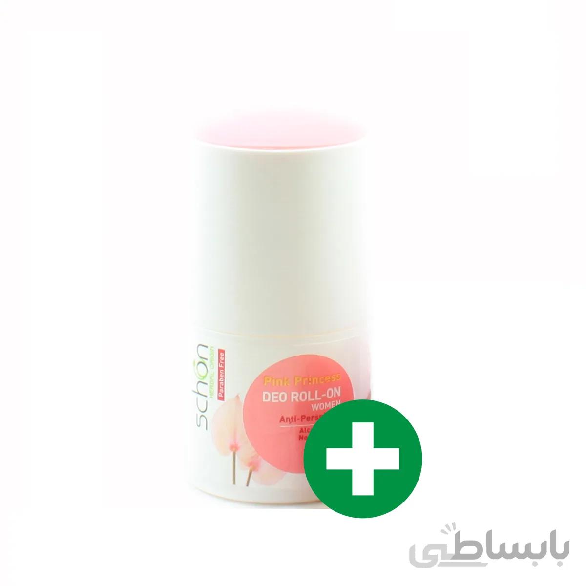 ضد تعریق شون مدل Pink Princess ظرفیت 50 میلی لیتر ا Schon Pink Princess Roll-On Deodorant 50 ml