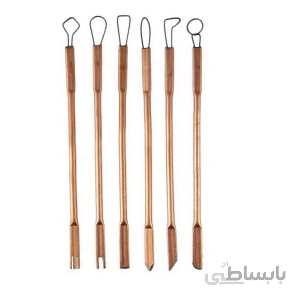 ست 6 عددی ابزار سیمی دو سر فلزی مسی