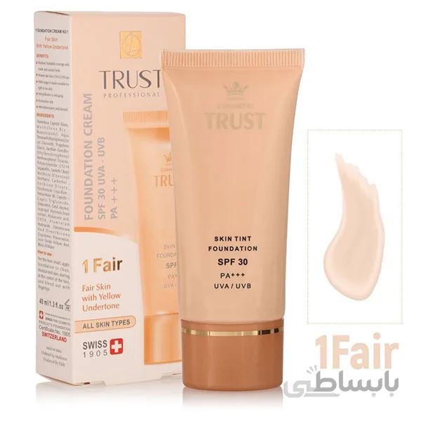 کرم پودر و ضدآفتاب شماره 1 تراست