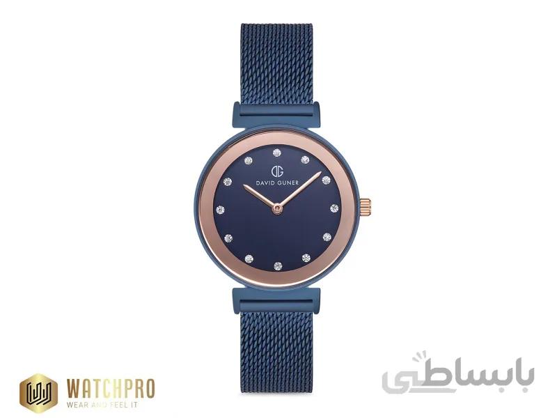 ساعت مچی زنانه دیوید گانر مدل DG-8157LC-H3E