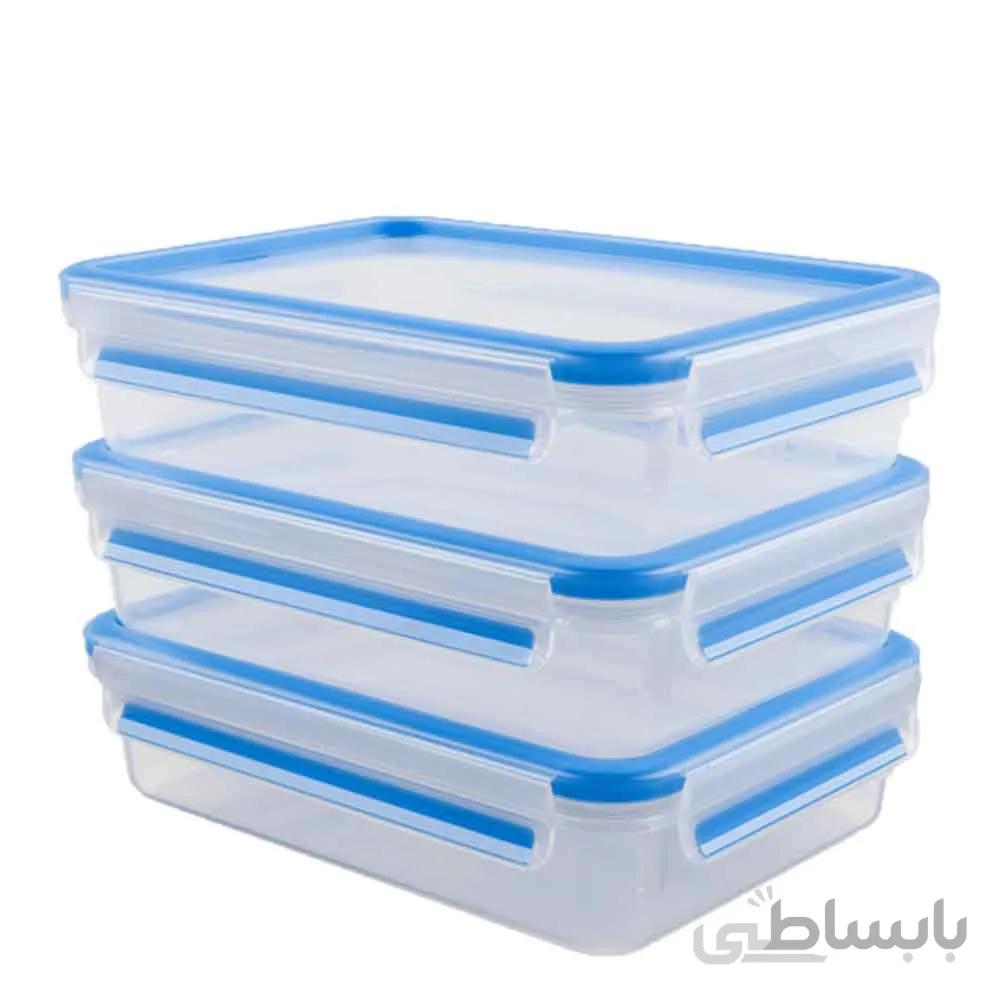 ظرف نگهدارنده تفال master 1L ست 3 تایی